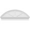 Ekena Millwork Segment Arch 3 Spoke Architectural Grade PVC Combination Pediment, 50"W x 19-3/8"H x 2-3/4"P PEDPC050X195SEG03 - alternate 5